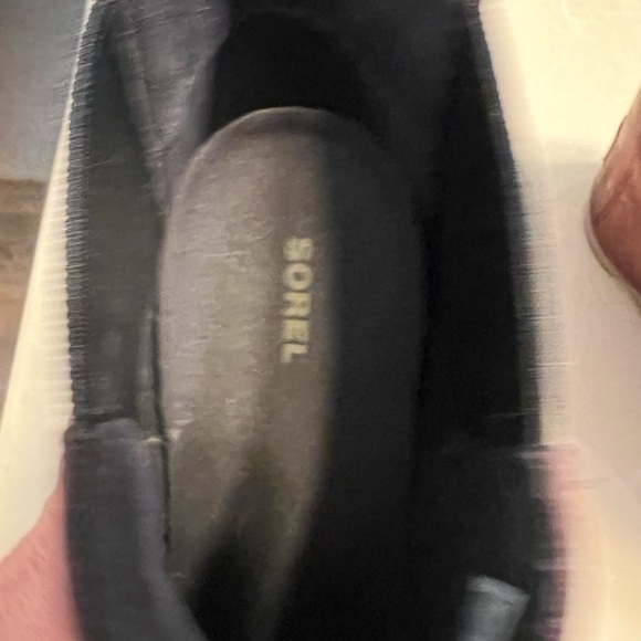 SOREL Joan of Arctic chelsea brown waterproof leather wedge boots size 11 - Picture 3 of 12